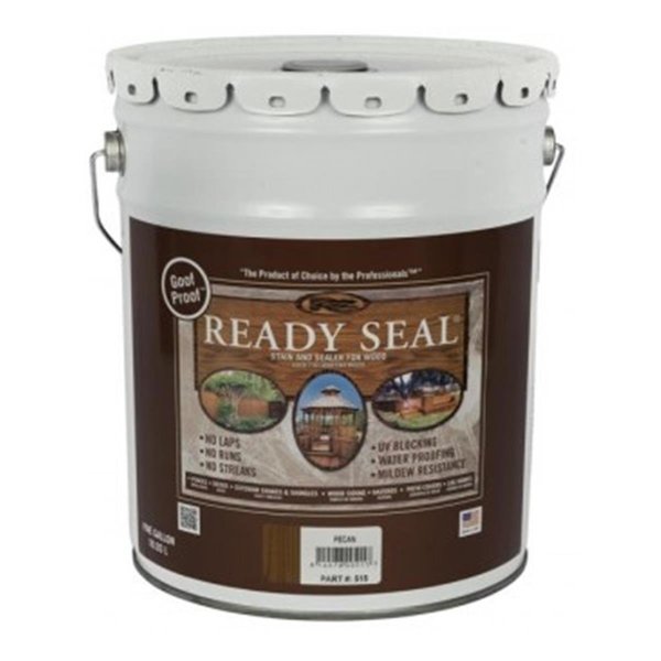Ready Seal 5 gal Exterior Wood Stain & Sealer, Pecan RE385556